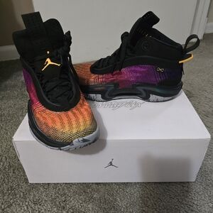Air Jordan XXXVI: Black/Laser Orange-Deadly Pink